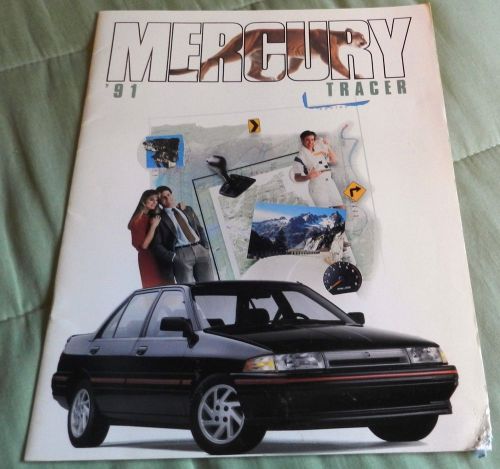 1991 mercury tracer dealer sales brochure