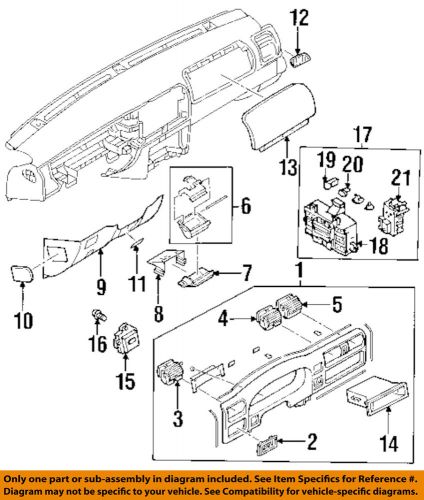 Honda oem 98-02 passport-clock 8971220980