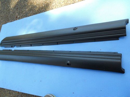 Mopar 73-76 a-body interior upper door panel plastic trim - pair - dart duster