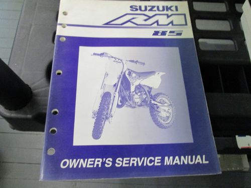 Suzuki rm85 rm 85  owners repair service manual  original oem