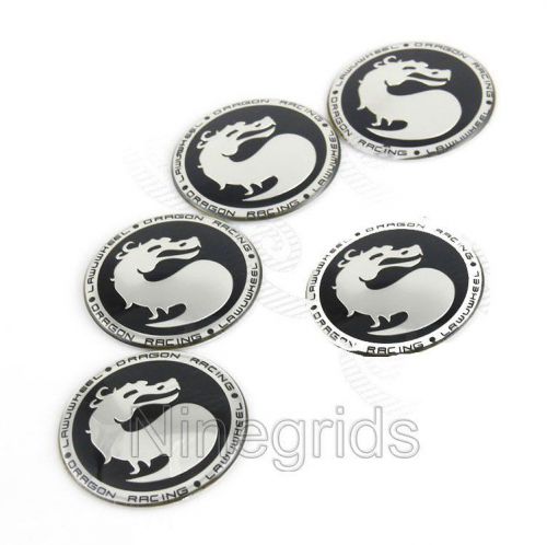 Car tire wheel center cap rim hub dragon sticker cover emblem badge decal 65mm