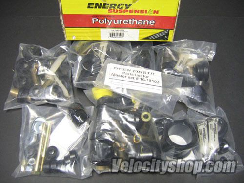 Energy suspension hyperflex bushing kit black 92-95 civic