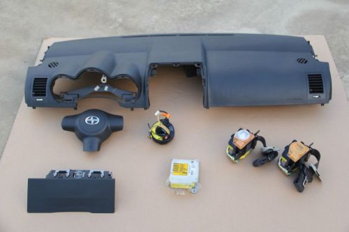 04 scion tc air bag set clock spring srs module seat belts bags airbag airbags