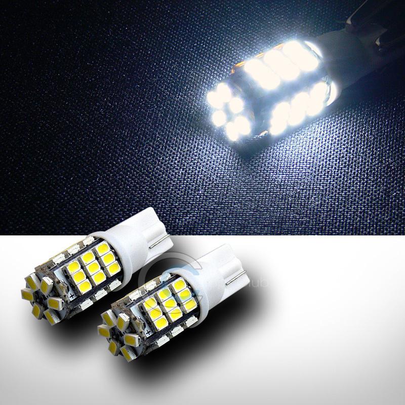 2x white t10 wedge 42x smd led interior/glove box/dome/map light lamp bulb 12v