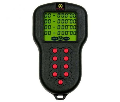 Kronos stopwatch alfano go kart racing lap timer multi driver split times-black