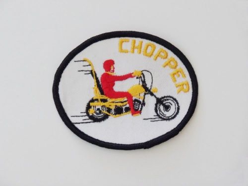 Nos vintage chopper patch - bobber leather vest jacket emblem triumph bsa honda