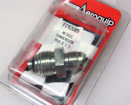 Aeroquip fcm2609 aqp high pressure adapter 6an to m18 x 1.5 pipe