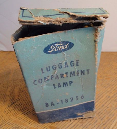 Vintage ford luggage compartment lamp 8a-18256 w/ box nos