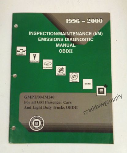 1996- 2000 gm inspection maintenance emissions service manual obdii
