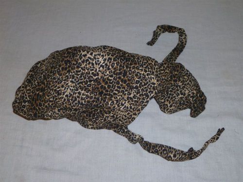 Bahama cools &#034;leopard&#034; cool down beanie cap new just add water, then wear!