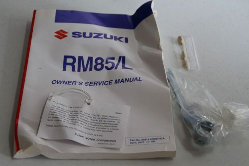 Suzuki owner owners manual guide book 2007 07 motocross  rm85/l rm 85l rm85l