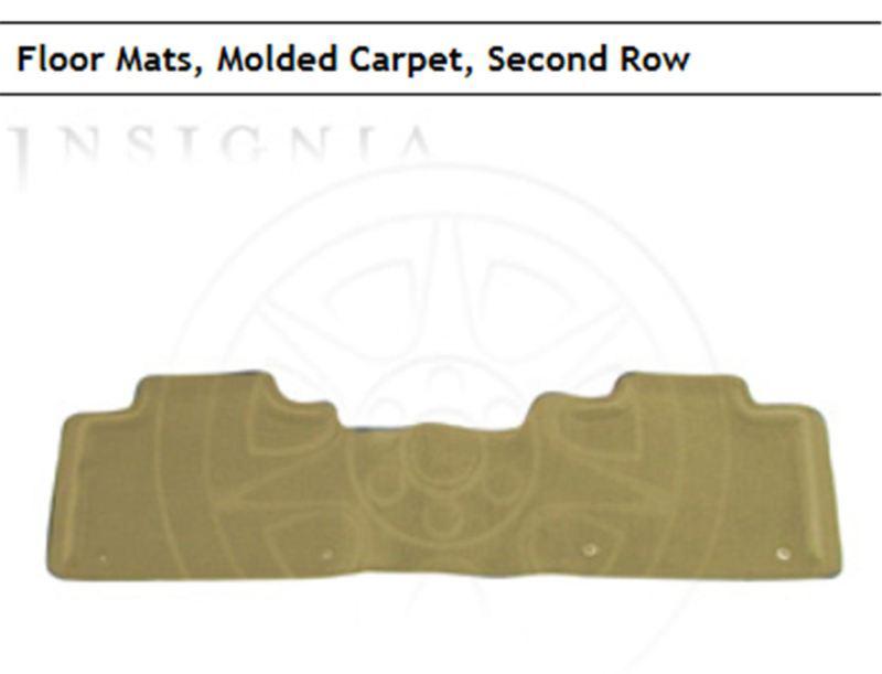 17800414 - cadillac / gmc - floor mat - molded carpet - second row - cashmere