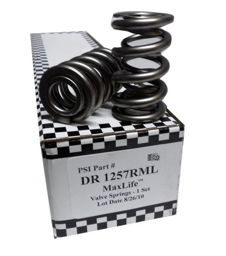 Psi dr1257rml max life drag race dual valve spring 1.570&#034; .850&#034; max lift set/16