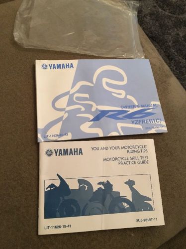 2007 07 yamaha yzfr6 r6 r6r owners manual oem stock yzfr6wc