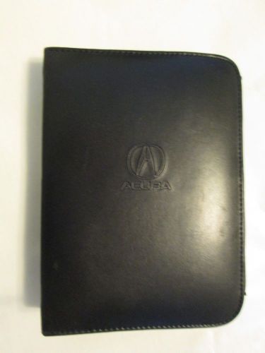 Acura manual case/ zippered pouch - oem w/ working light. tsx, rsx, rl. tl, mdx