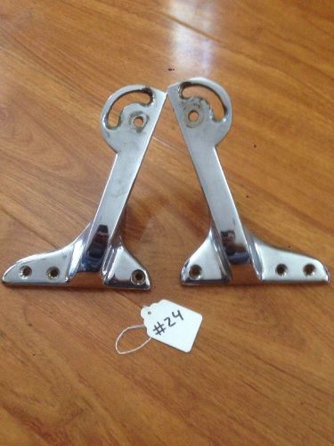 Mg td mgtd windshield cowl brackets pair good condition