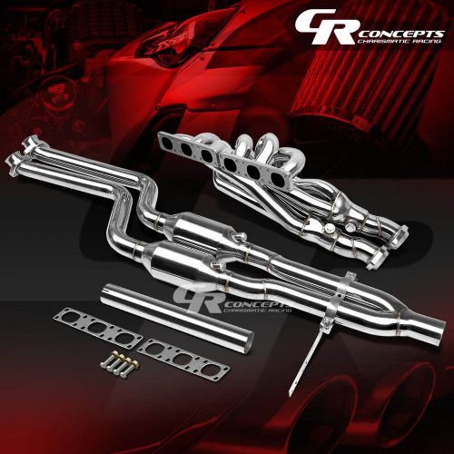 For 99-05 bmw e46 3-series stainless steel tig welded header manifold+y-pipe