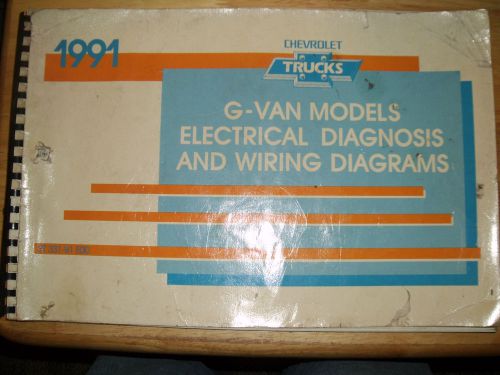 1991 chevrolet full-size van electrical diagnosis and wiring diagrams manual!