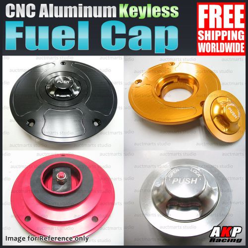 For honda cbr 600 f2 f3 f4 f4i 91-08 cnc keyless fuel cap gas quick release sb