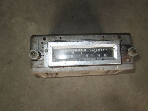 Vintage original 50&#039;s gm motorola volumatic am radio project gm ford mopar rare