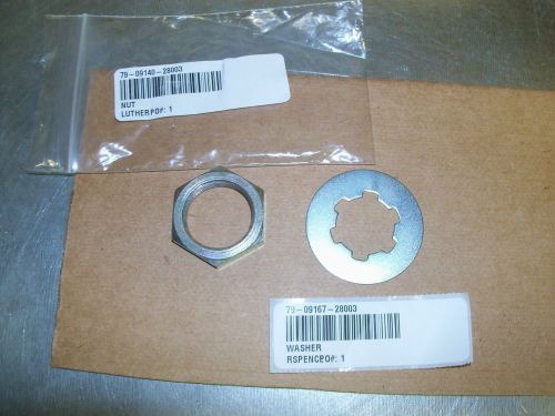 New oem suzuki 87-90  lt 500 r quadracer, quadzilla front sprocket nut &amp; washer