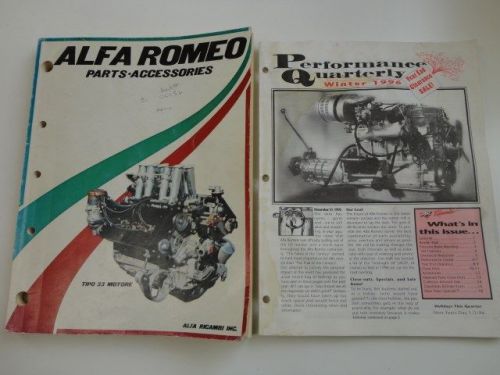Alfa ricambi inc. parts -accesories catalog romeo giulia gtv spider super