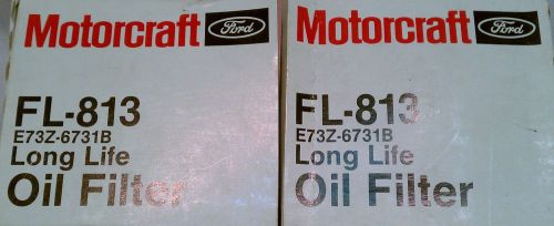 Motorcraft fl-813 oil filters, 2 ea. brand new