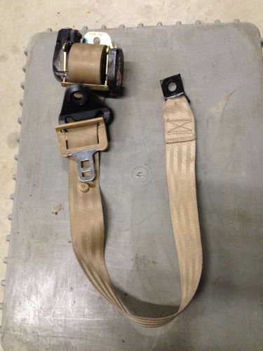 94&#039;-97&#039; dodge ram club cab rh front seatbelt retractable tan  p55351146