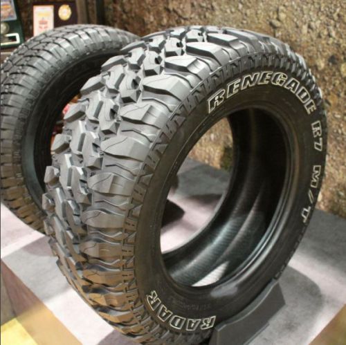 Brand new (4)33x12.50r20/e radr renegade r7 114q  33125020  mt 4x4