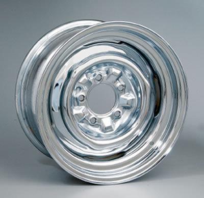 Wheel vintiques 64 series ford-chevy style o.e. chrome wheel 64-4534032