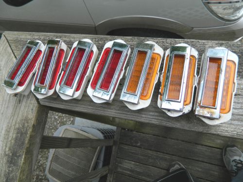 1969 chevrolet camaro chevelle original corner marker lights - 7 pcs