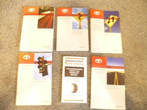 2016 toyota 4-runner owners manual set no reserve!!!! free shipping!!!!!!