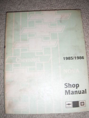 1985-86 chevy nova service manual