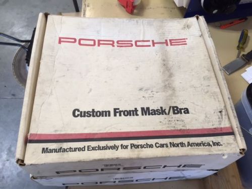 1997 porsche boxter front bumper cover bra mask hood leather original accessory