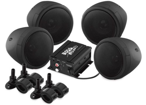 Boss audio 3&#034; 1000 watt speaker kit w/ bluetooth audio streaming chrome mc470b