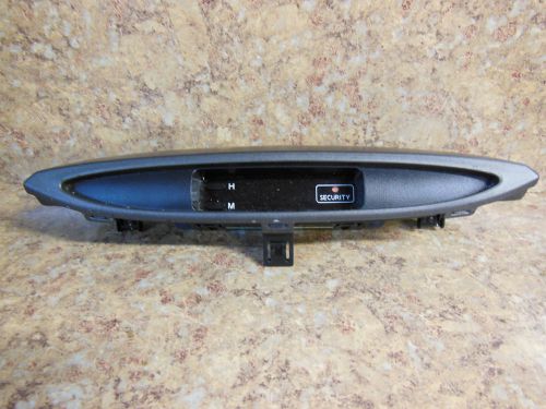 Nissan maxima dash panel center top clock display 25820-2y900 dark gray w/ trim