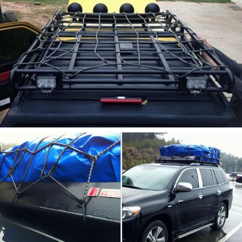 New 1000mm*800mm car roof top racks cover luggage cargo basket elasticated net