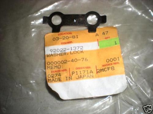 Nos kawasaki kvf300 kvf400 lock washer 92022-1372