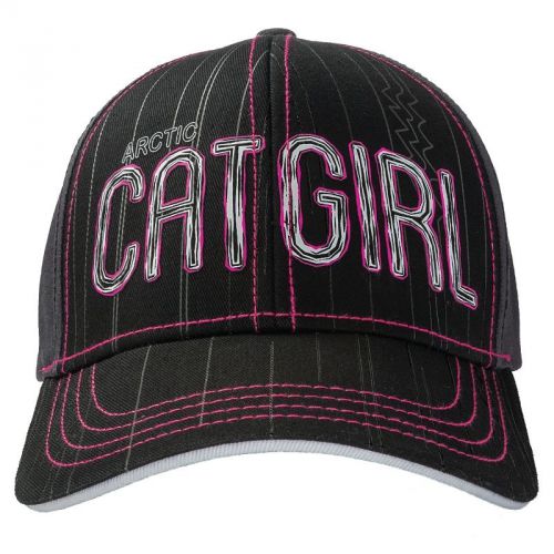 Arctic cat women&#039;s cat girl contrast stitching cap - black &amp; pink - 5273-106