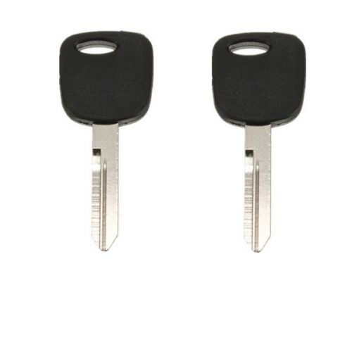 2pcs escape uncut ignition chip car key for ford lincoln focus us