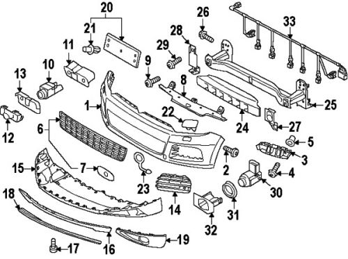 Volkswagen\audi 7p6980551c genuine oem camera