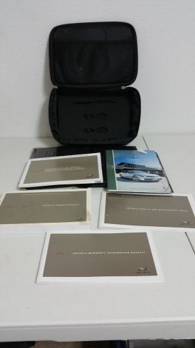 2005 infiniti g35 original owners manuals and cases!