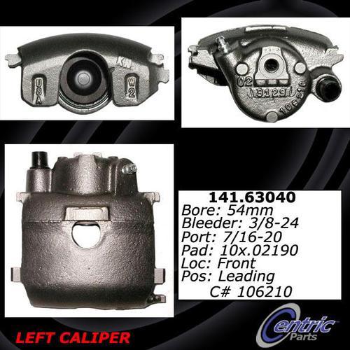 Centric 141.63040 front brake caliper-premium semi-loaded caliper-preferred