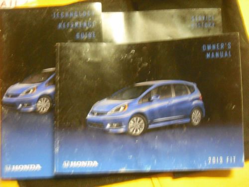 2013 honda fit owners manual &amp; case