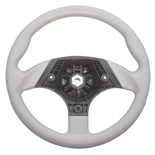 Yamaha rhino 450 660 700 silver sport steering wheel 04 05 06 07 08 09