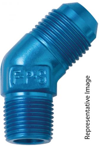 Fragola 6 an male to 1/8 in npt male aluminum 45 degree fitting p/n 482362