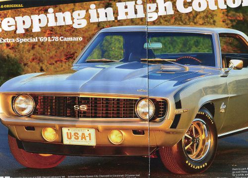 1969 chevrolet camaro ss 396 4 pg road test article