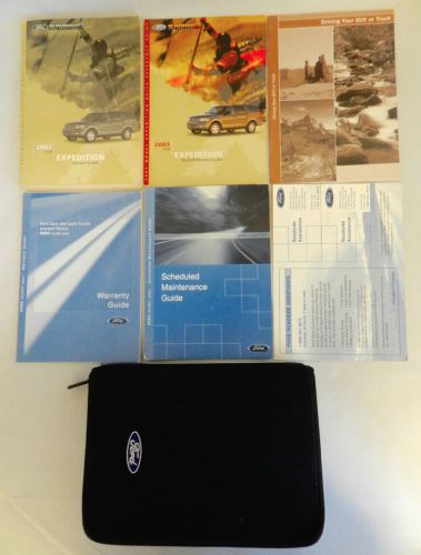 2003 ford expedition owners manual with case