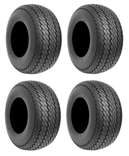 Full set of gbc greensaver + gt 18x8.5-8 (4ply) golf cart tires (4)