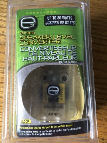 Car stereo speaker level converter up to 80 watts